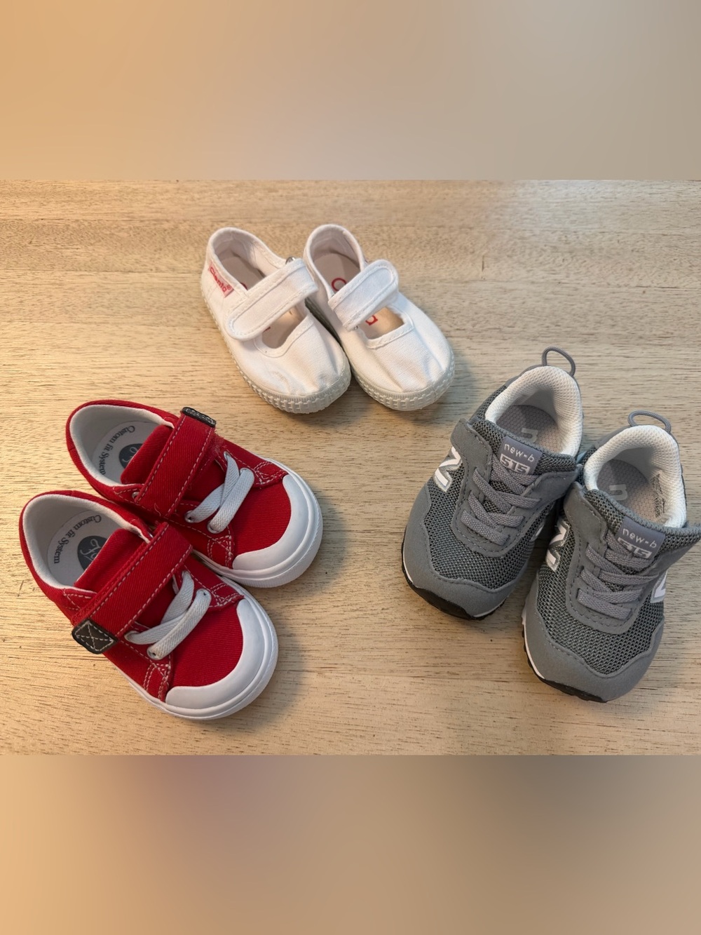 Baby Toddler Shoe Bundle Size 3 FootMates Cienta New Balance